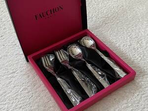 ★新品【FAUCHON/フォション】コーヒースプーン＆ヒメフォーク4pcs（日本製）★