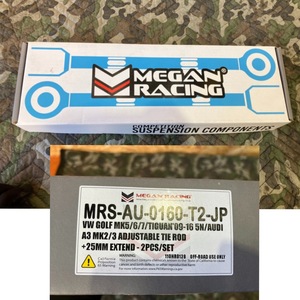 MEGAN RACING メ―ガン レーシング 調整式 強化 タイロッドエンド MRS-AU-0160-T2-JP VW ゴルフ MK5 6 7 ティグアン AUDI A3 MK2 3 