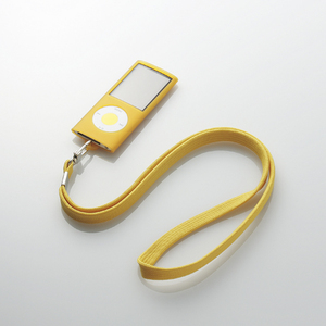 第4世代iPod nanoケース◆4th iPod nano　シリコンケースセット　6点セット◆橙色オレンジ色　液晶保護フィルム、ストラップ他付属セット