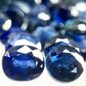 ［天然サファイアおまとめ］ A 40ct 裸石 宝石 コランダム corundum jewelry ジュエリー sapphire 蒼玉 DI0 ②