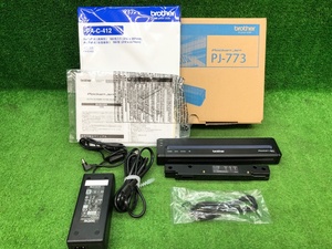 中古美品 brother ブラザー工業 A4モバイルプリンター PocketJet PJ-773 ※感熱紙付き