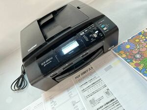 ★動作確認済み brother ブラザー 印刷枚数1318枚 インクジェットプリンター 複合機 DCP-595CN インク付き 中古品 ブラック 管理F230.