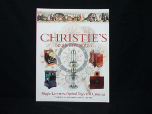 ▲稀少 『CHRISTIE’S Magic Lanterns,Optical Toys and Cameras』クリスティーズオークションカタログ カメラ 2000年11月 洋書 目録
