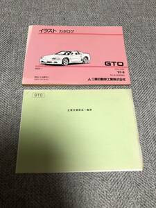 三菱 GTO イラスト カタログ Z15A Z16A 主要交換部品一覧表 旧車 当時物