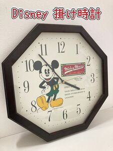 堀》Disney 掛け時計 ディズニー Mickey Mouse ミッキーマウス 中古品 壁掛け時計 掛時計 時計 インテリア (221011 5-1)