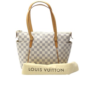 ルイヴィトン トートバッグ N41280 廃盤 ダミエ トータリーPM LOUIS VUITTON ホワイト レディース 中古