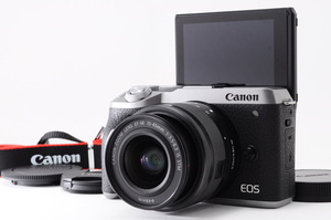 Canon キヤノン EOS M6 Mark II シルバー レンズキット 新品SD32GB付き