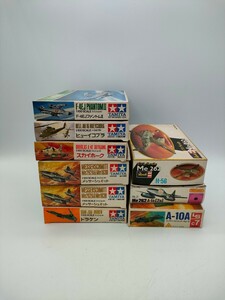 1円〜 プラモデル 9点おまとめ TAMIYA タミヤ Revell レベル LS エルエス MATCHBOX マッチボックス 戦闘機 軍用機 航空機 レトロ 現状品