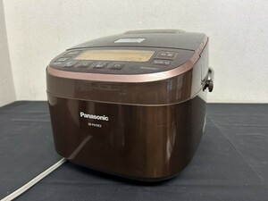 A2　Panasonic　パナソニック　SR-PA10E3　ブラウン　可変圧力IHジャー　炊飯器　2016年製　通電確認済み　現状品