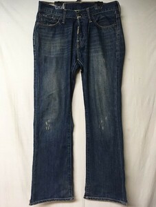 ◆ABERCROMBIE&FITCH LOT00257 アバクロ◆ブーツカットデニムパンツ◆W28◆