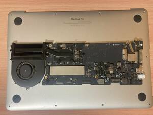 【動作OK】MacBook Pro 13-inch Early 2015 Corei5 2.9GHz/ 8G ロジックボード(CPUファン、ヒートシンク、電源ユニット付き）【A1502】