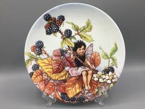 ウェッジウッド シシリー シセリー メアリー バーカー ブラックベリー 花 妖精 絵皿 飾り皿 25 (793)