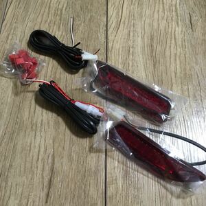 40324YAS1000 送料350円 VARDY レクサス CT200h LEDリフレクター レッド VALD023 スモール連動 左右セット 外箱と説明書なしヴァルディ新品