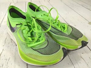 【4yt098】ランニングシューズ NIKE ナイキ ズーム エックス ヴェイパーフライ ネクスト% AO4568-300 サイズ：25.0㎝◆d45