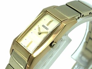 ブレスレットタイプ イエローゴールド 女性用 セイコー 海外版 腕時計 SUJF56P1