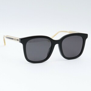GUCCI スクエアサングラス ブラック GG562SK Square Sunglasses グッチ クリアフレーム 眼鏡 メガネ