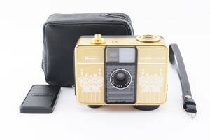 【美品】 Gold Ricoh Auto Half Frame E film 35mm Camera リコー 限定ゴールド 【動作確認済み】 #4570