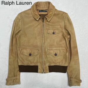 Ralph Lauren ラルフローレン シープレザー ショートレングス レザージャケット