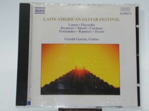 E17-3 CD NAXOS ラテンアメリカ ギター フェスティバル ジェラルド ガルシア ミロンガ 5つの小品 他 全21曲 帯付 ラテン音楽 BGM