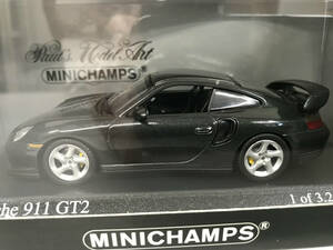 【１円スタート】1/43 ミニチャンプス ポルシェ911 GT2 2000 Black Metallic Porsche 911 GT2 2000 MINICHAMPS 430 060124 ZF
