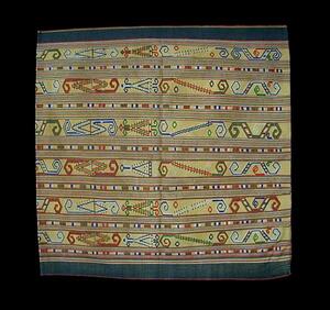 インドネシア・カリマンタン島ダヤク族のビダンというの古い刺繍