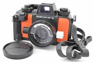 【B品】Nikon Nikonos-V 水中カメラ オレンジ W NIKKOR 35mm f:2.5#e13