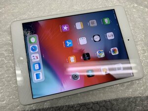 DY836 SoftBank iPad mini 第2世代 Wi-Fi+Cellular A1490 シルバー 16GB 判定○ ジャンク ロックOFF