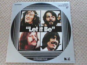 THE BEATLES/ザ・ビートルズ"LET IT BE"レアな定番中の定番必至アイテム・レ-ザーディスク！美JACKET良盤品！PRINTED IN JAPAN!