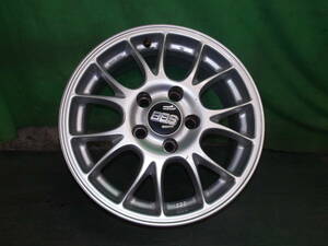 ☆　BBS　16×6.5J　+42　PCD120　5Ｈ　シルバー　16インチ　ホイール　1本