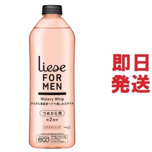 即決★リーゼフォーメン ウォータリーホイップ 親しみスタイル つめかえ用2回分 340ml セット力★ 新品未開封★多数も可