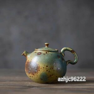 超人気☆職人手作り 陶器 煎茶道具 茶壺 茶壷 急須 常滑焼 茶器 茶道具 容量：160ML