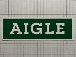 【大きめサイズ】フランス 古いステッカー：AIGLE エーグル アパレル ファッション レインブーツ ビンテージ ビームス 海外 +Af