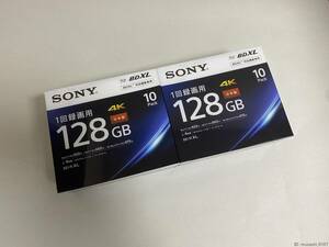 新品 未使用 sony ブルーレイディスク 128GB 10枚入り×2パック 10BNR4VAPS4 BD-R XL uz-007