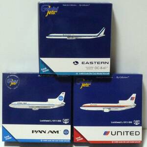 Geminijets（1/400）イースタン航空 DC8-61 / パンアメリカン L-1011-500 / ユナイテッド L-1011-500　×計3個セット