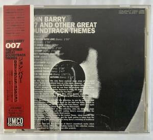 ジョン・バリー (John Barry) / 007～サントラ・コレクション 国内盤CD JIMCO JICK 89820 帯付き