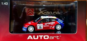 ★★　AUTOart 1：43　★ CITROEN XSARA WRC 2003 S.LOEB/D.ELENA#18(WINNER OF SANREMO)★オートアート★サンレモウィナー18★＃6004