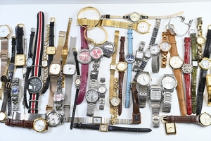 腕時計 約50本セット SEIKO/CITIZEN/YSL/CASIO/WIRED/BUCHERER/EXCEED/ELLE/FURLA クオーツ ビンテージ 大量 まとめ売り ジャンク機械式 3