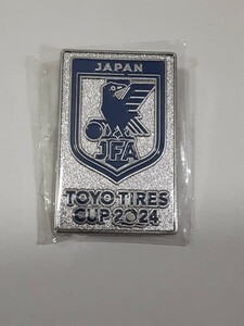 開封品・2024.01.01　日本vsタイ　非売品 JFA 日本サッカー協会 日本代表 エンブレム ピンバッジ　TOYO TIRES CUP 2024