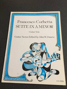 ♪♪FRANCESCO CORBETTA/ 輸入スコア・ギターソロ楽譜・SUITE IN A MINOR・Duart＆ラゴスニック/クラシックギター♪♪