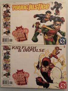 YOUNG JUSTICE / KID FLASH & IMPULSE◆ ヤングジャスティス.キッドフラッシュ&インパルス◆ DCユニバース.ロビン.スーパーボーイ.アメコミ