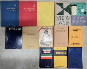 r0515-11.言語学 関連 洋書まとめ/文法/ラディン語/スロバキア語/スウェーデン語/口語/ペルシア語/トルコ語/研究