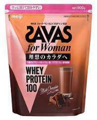 ★明治 SAVAS/ザバス フォーウーマン ホエイプロテイン100 ミルクショコラ風味 (900g) 賞味期限2025/03