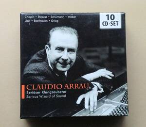 10枚CD-BOX/ クラウディオ・アラウ /海外盤/Claudio Arrau /Serious Wizard of Sound/885150331989