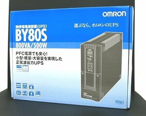 M≪大関質店≫未使用 OMRON オムロン 800VA 500W 無停電電源装置（UPS） BY80S