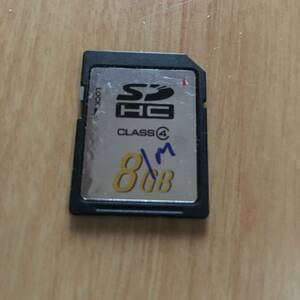 8GB SD HC CLASS④／　SDカード　カーナビ made in Japan