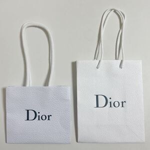 即決★Dior ディオール 紙袋 袋 ショッパー ２枚セット