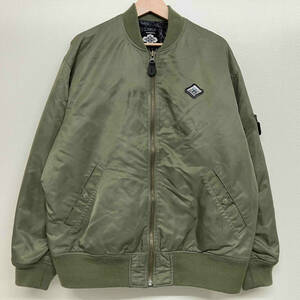 GAKKIN BUDSPOOL MA-1 FLIGHT JACKET KHAKI ガッキン バッズプール 花罰 フライトジャケット カーキ 舐達磨 サイズL