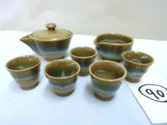 人気の茶器！【茶器セット　煎茶器　大変小さく可愛い　宝瓶　急須　湯飲み　湯冷まし