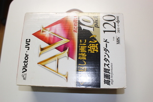 VHS Victor JVC Tー120　高画質　スタンダード10パック