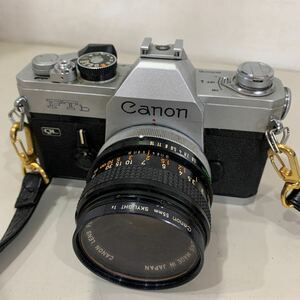 QW3750 Canon キャノン FTb QL 50mm 1:1.8 FD フィルムカメラ シャッターOK 0423